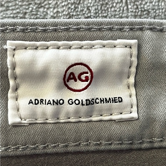 AG Adriano Goldschmied The Prima Crop Cigarette Light Grey Skinny Jeans - Picture 8 of 16
